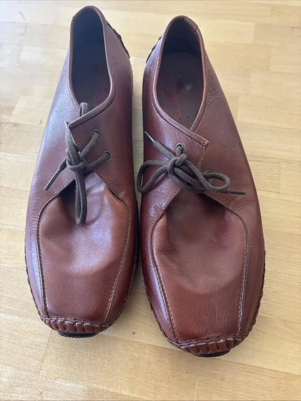 Men’s brown leather Pikolinos driving loafers Size 45 US 11/11.5 - Romania